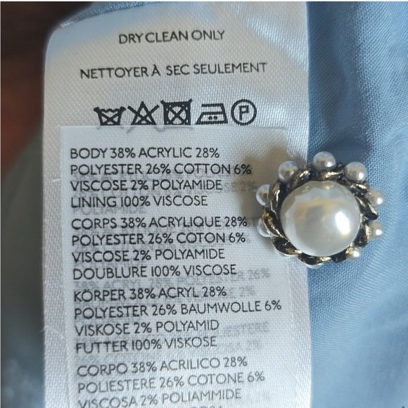 Anthropology size 6 Tweed Sleeveless Blazer Mini dresss size 10 - Picture 5 of 8